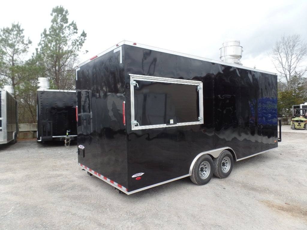 347-8.5-x-20-black-food-event-concession-food-trailer-4.jpg 8.5' x 20' Black Food Event Concession Food Trailer