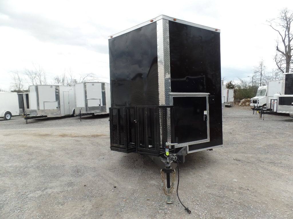 347-8.5-x-20-black-food-event-concession-food-trailer-7.jpg 8.5' x 20' Black Food Event Concession Food Trailer