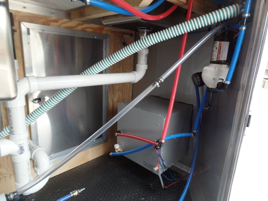 347-8.5-x-20-black-food-event-concession-food-trailer-8.jpg 8.5' x 20' Black Food Event Concession Food Trailer