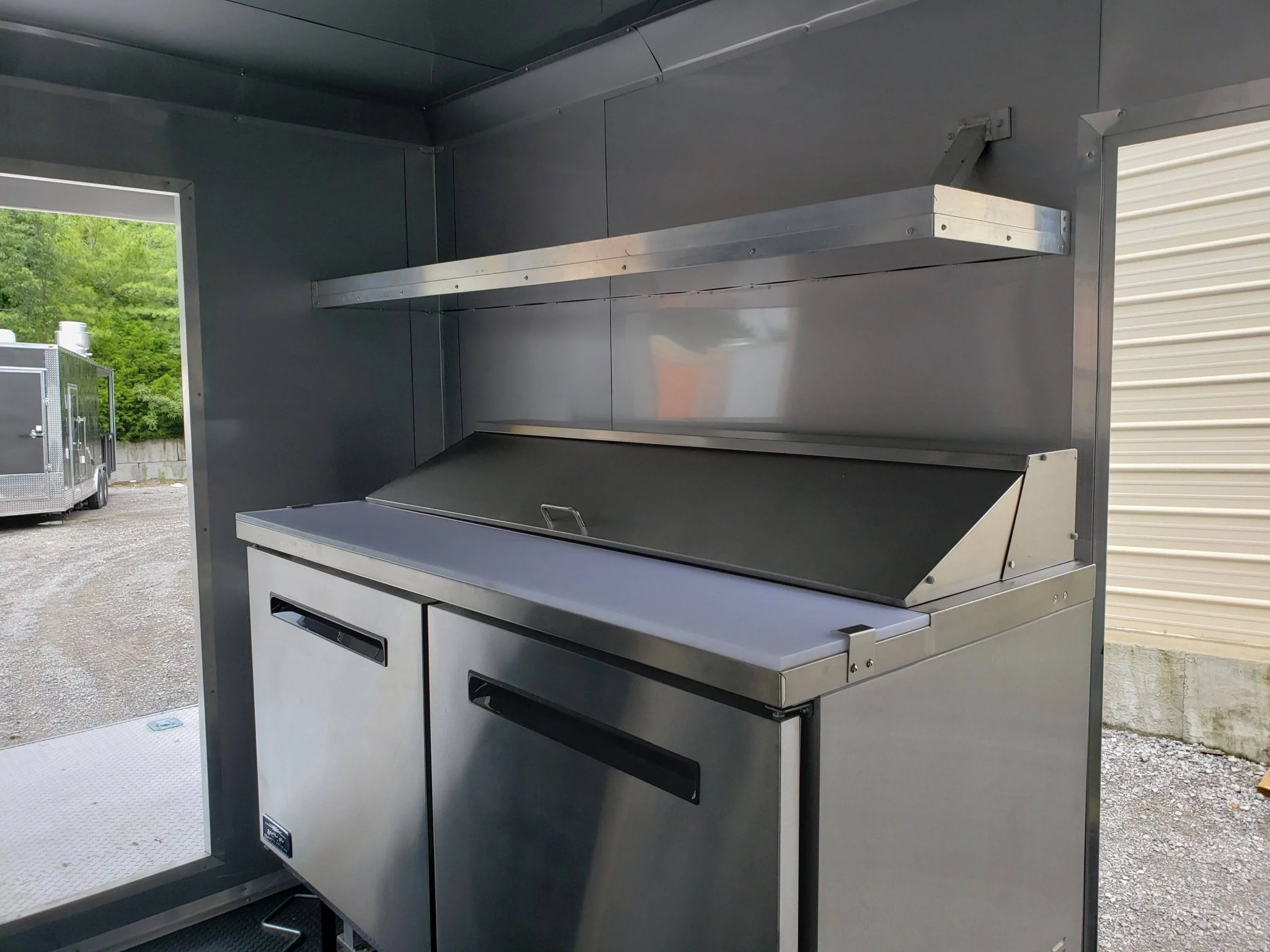 350-8.5-x-20-black-pizza-vending-concession-food-trailer-13.webp 8.5' x 20' Black Pizza Vending Concession Food Trailer
