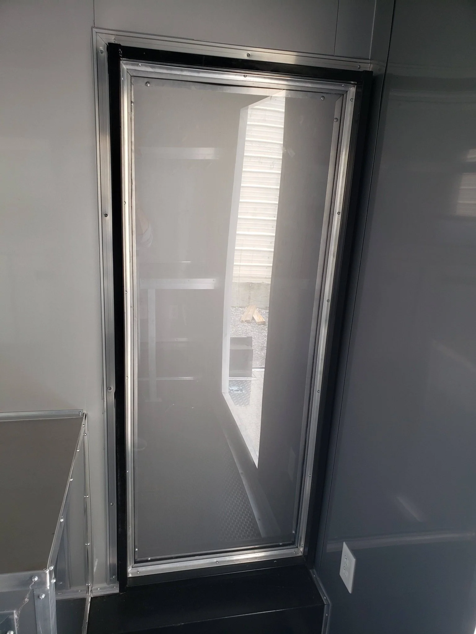 350-8.5-x-20-black-pizza-vending-concession-food-trailer-7.webp 8.5' x 20' Black Pizza Vending Concession Food Trailer