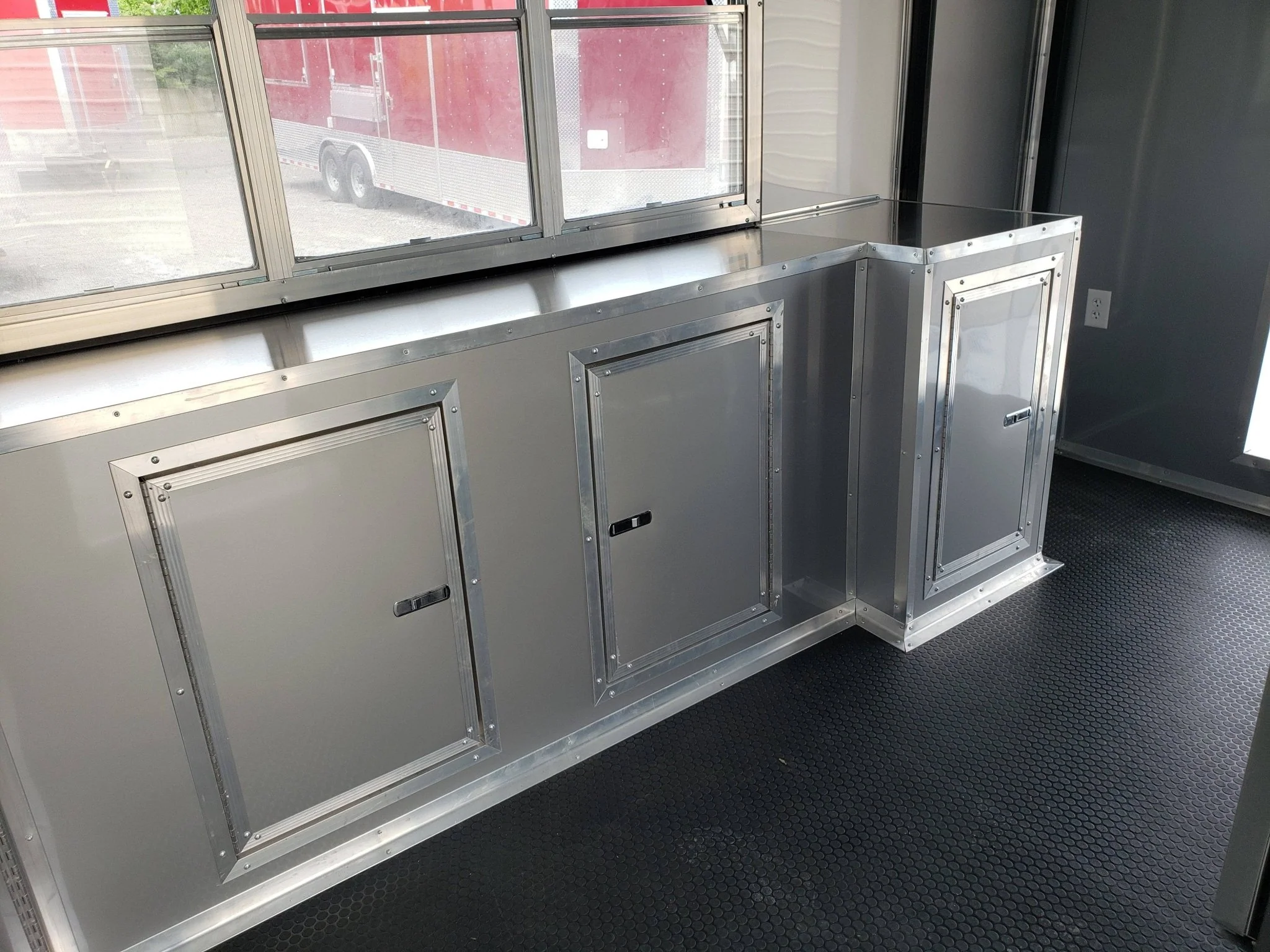 351-8.5-x-20-black-pizza-vending-concession-food-trailer-11.webp 8.5' x 20' Black Pizza Vending Concession Food Trailer