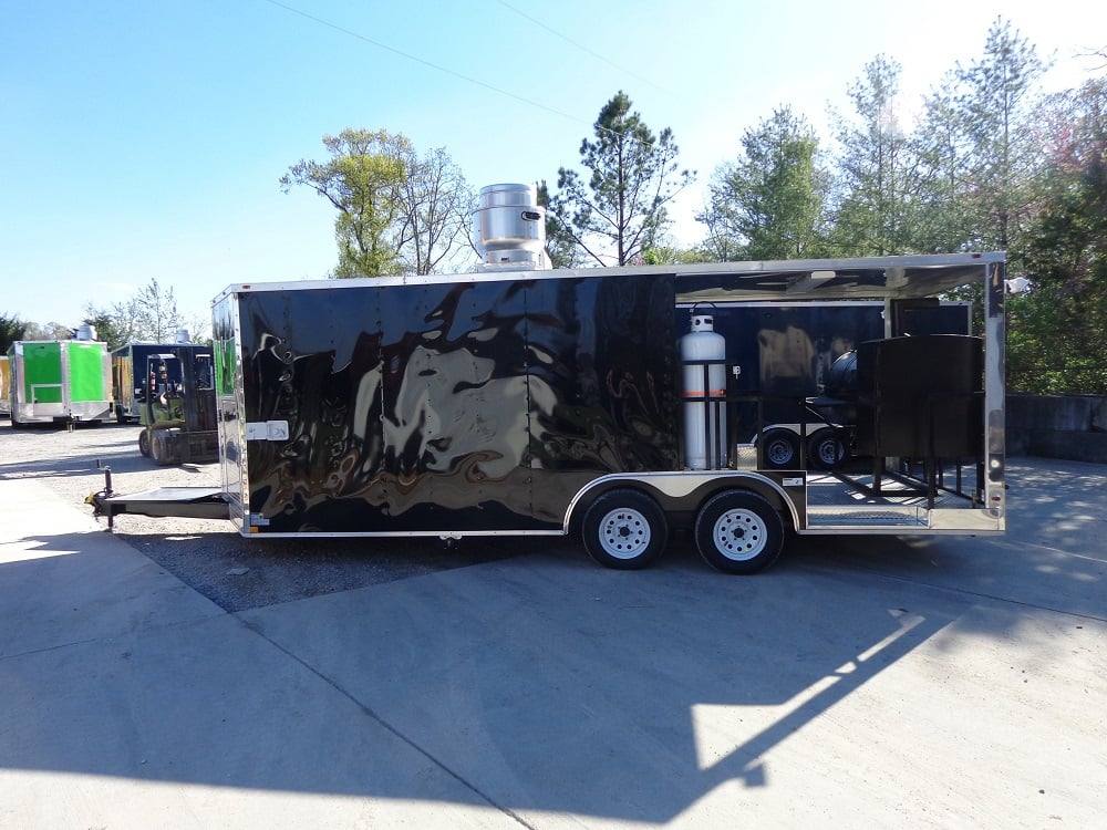 352-8.5-x-20-black-porch-style-concession-food-trailer-21.jpg 8.5' x 20' Black Porch Style Concession Food Trailer