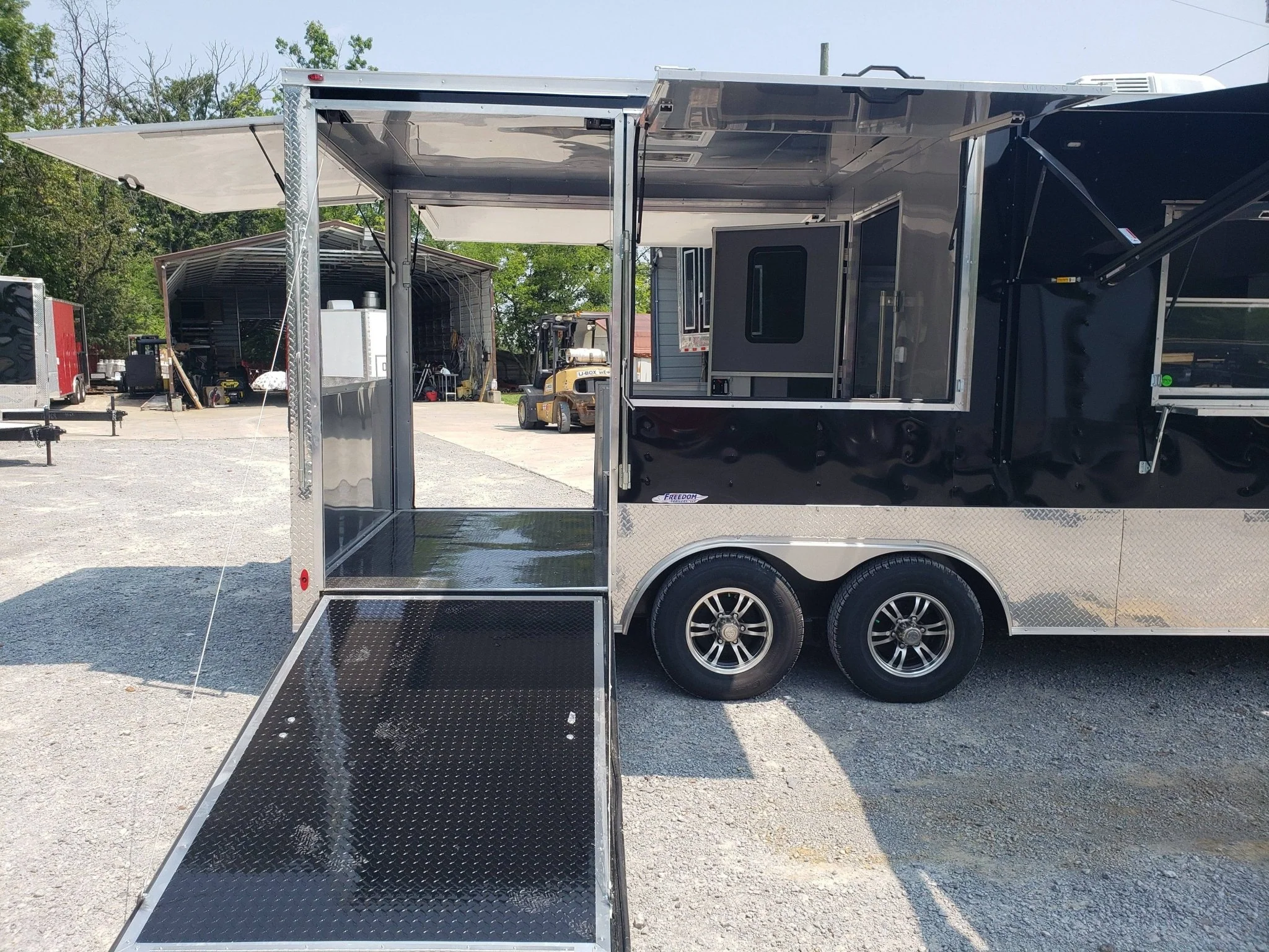 354-8.5-x-20-black-porch-style-concession-trailer-11.webp 8.5' x 20' Black Porch Style Concession Trailer