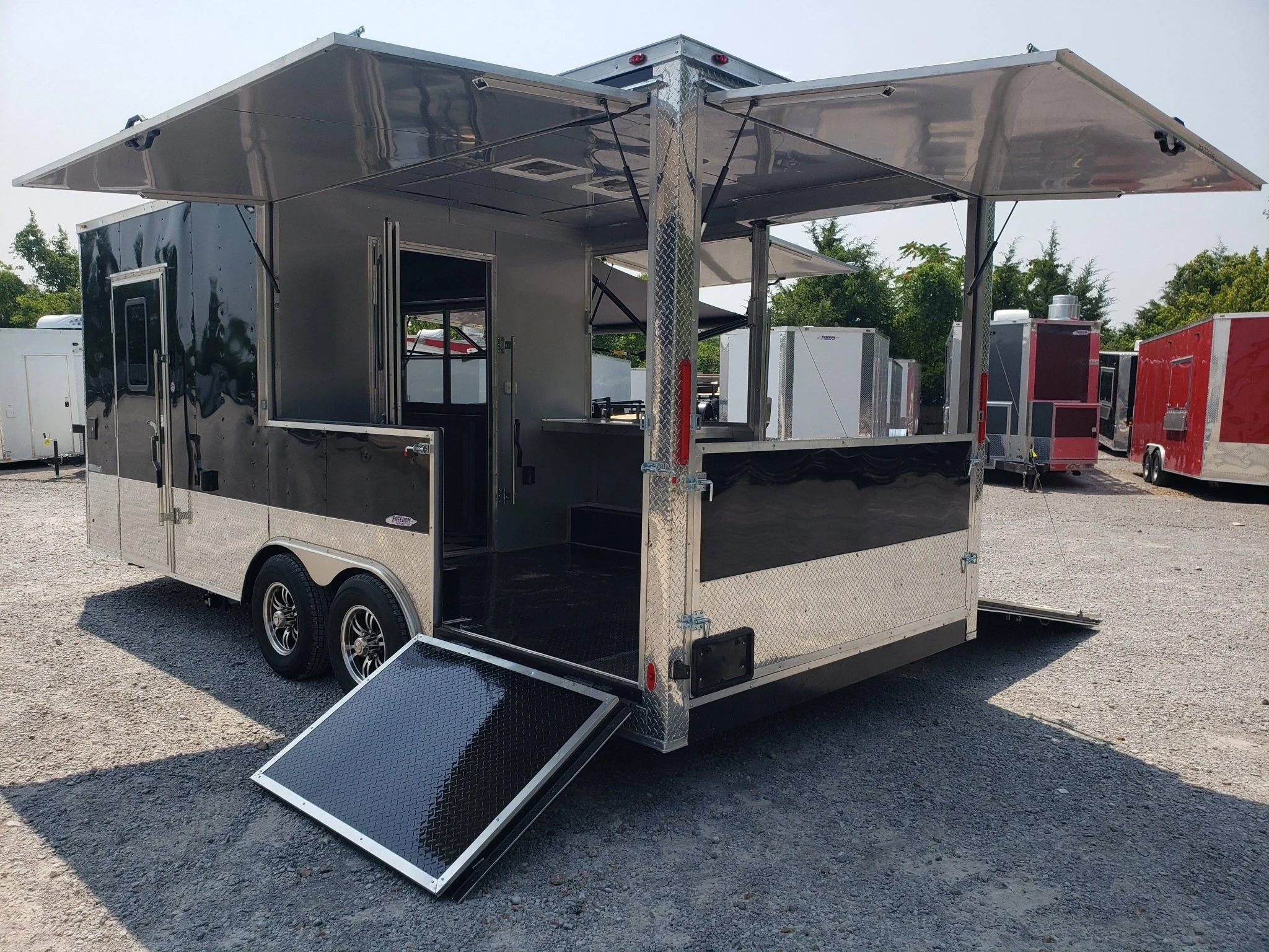 354-8.5-x-20-black-porch-style-concession-trailer-14.webp 8.5' x 20' Black Porch Style Concession Trailer
