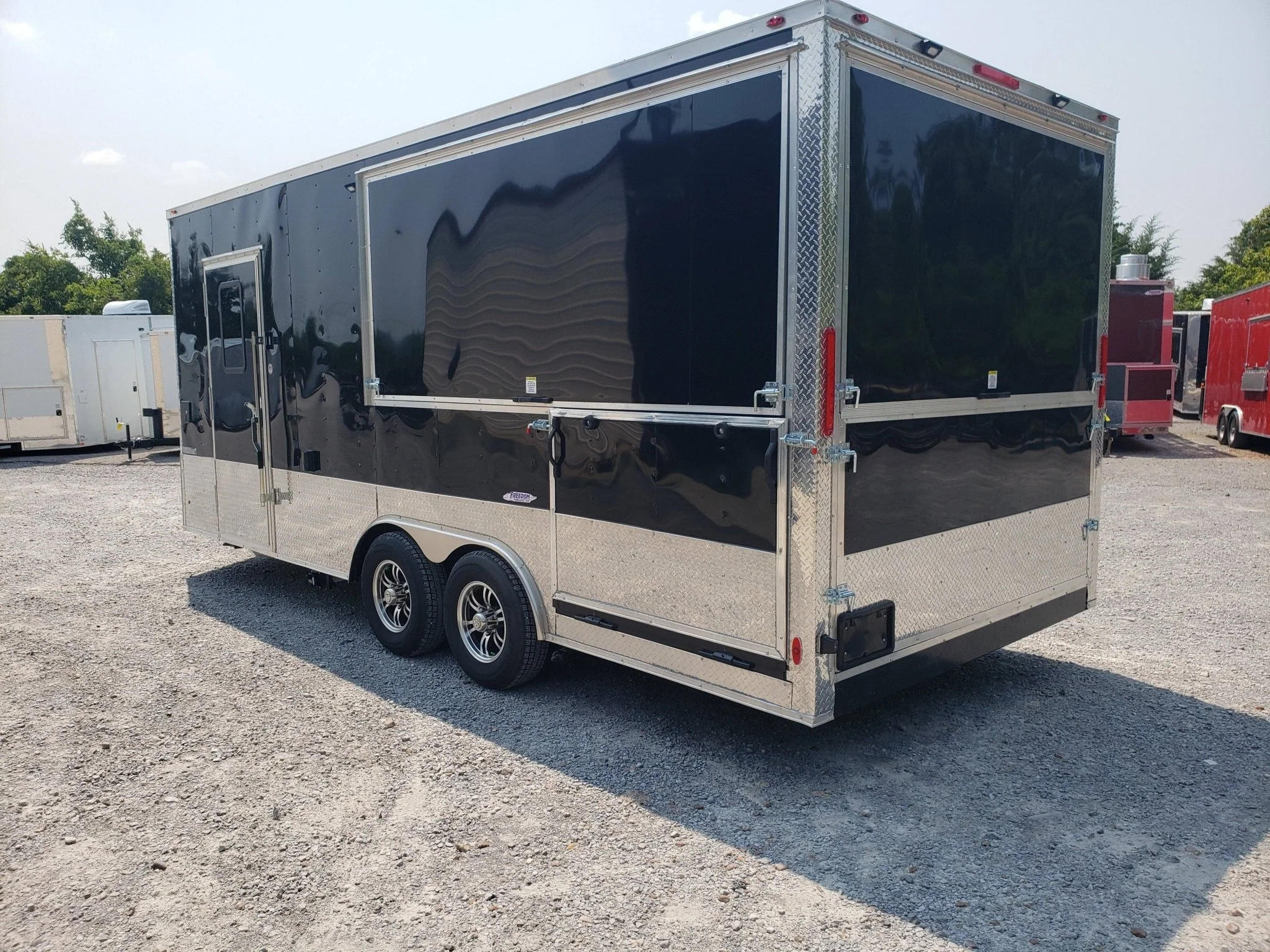 354-8.5-x-20-black-porch-style-concession-trailer-5.webp 8.5' x 20' Black Porch Style Concession Trailer