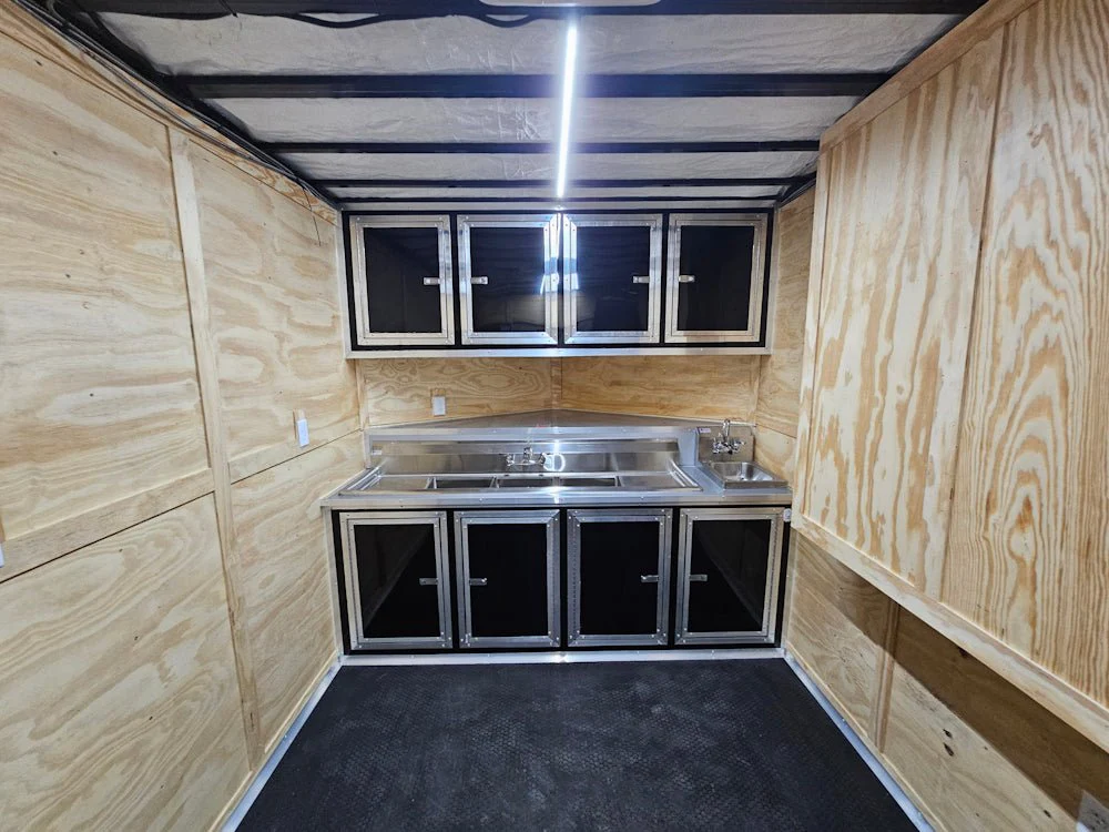 356-8.5-x-20-black-with-blackout-concession-trailer-event-catering-w-8-porch-10.webp 8.5' X 20' Black With Blackout Concession Trailer Event Catering W/ 8' Porch