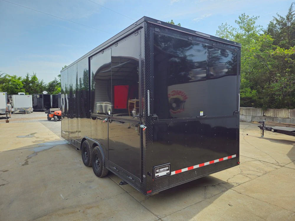 356-8.5-x-20-black-with-blackout-concession-trailer-event-catering-w-8-porch-4.webp 8.5' X 20' Black With Blackout Concession Trailer Event Catering W/ 8' Porch