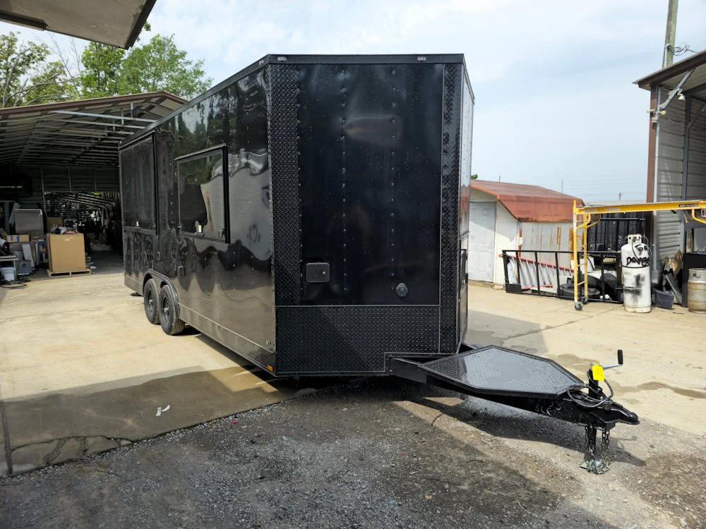 356-8.5-x-20-black-with-blackout-concession-trailer-event-catering-w-8-porch-8.webp 8.5' X 20' Black With Blackout Concession Trailer Event Catering W/ 8' Porch