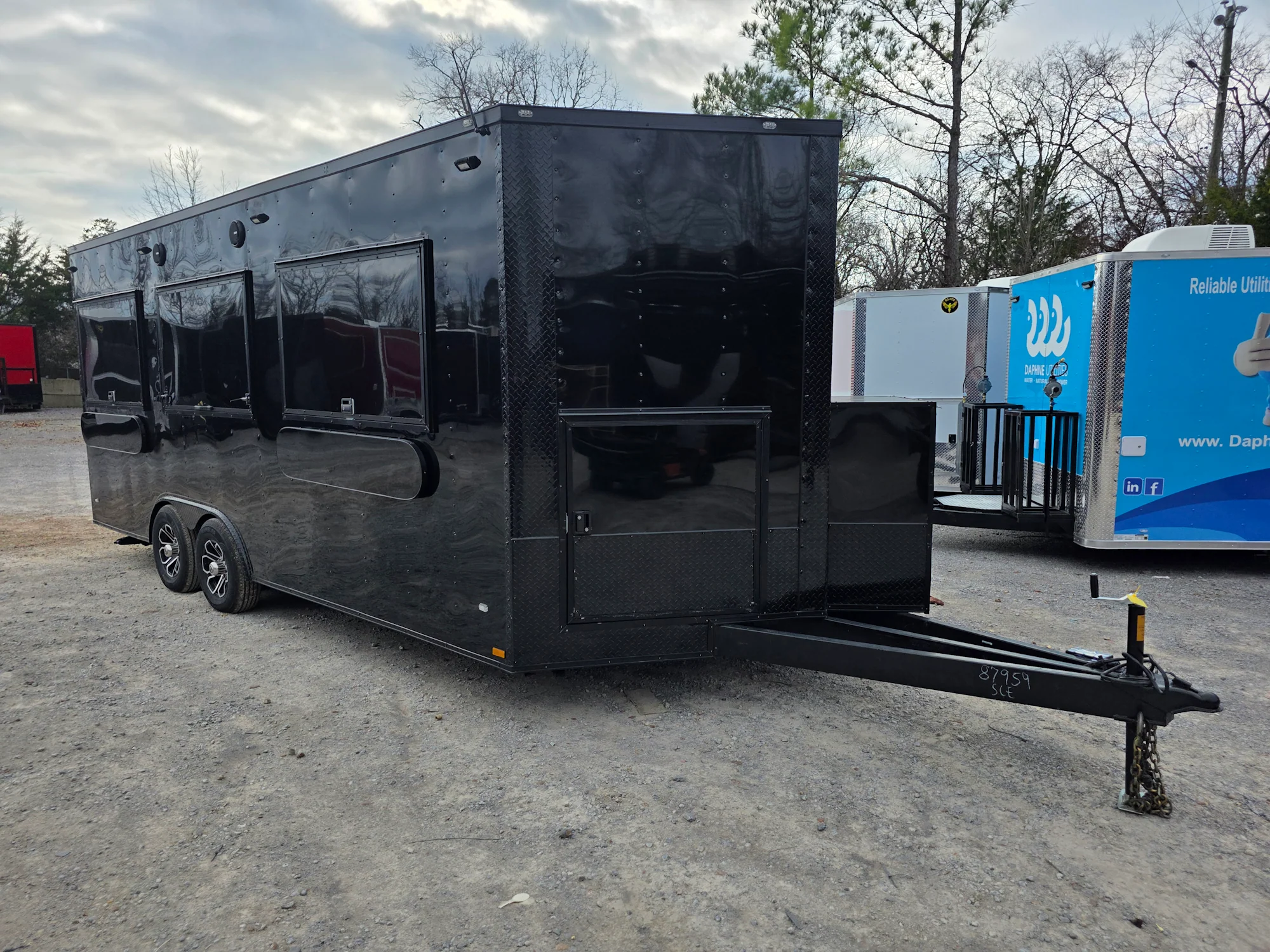 357-8.5-x-20-black-with-blackout-concession-trailer-food-event-catering-11.webp 8.5' X 20' Black With Blackout Concession Trailer Food Event Catering