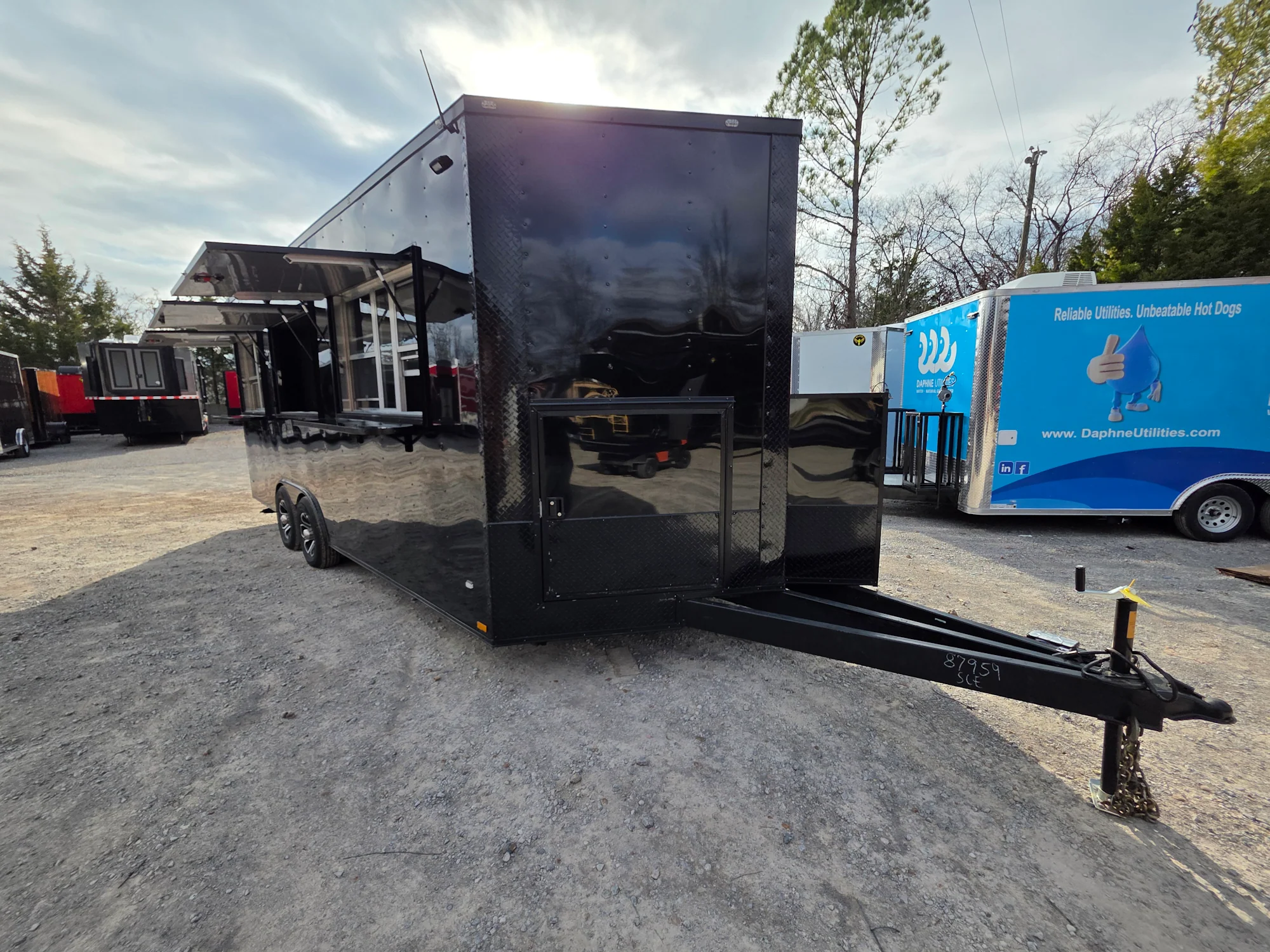 357-8.5-x-20-black-with-blackout-concession-trailer-food-event-catering-16.webp 8.5' X 20' Black With Blackout Concession Trailer Food Event Catering