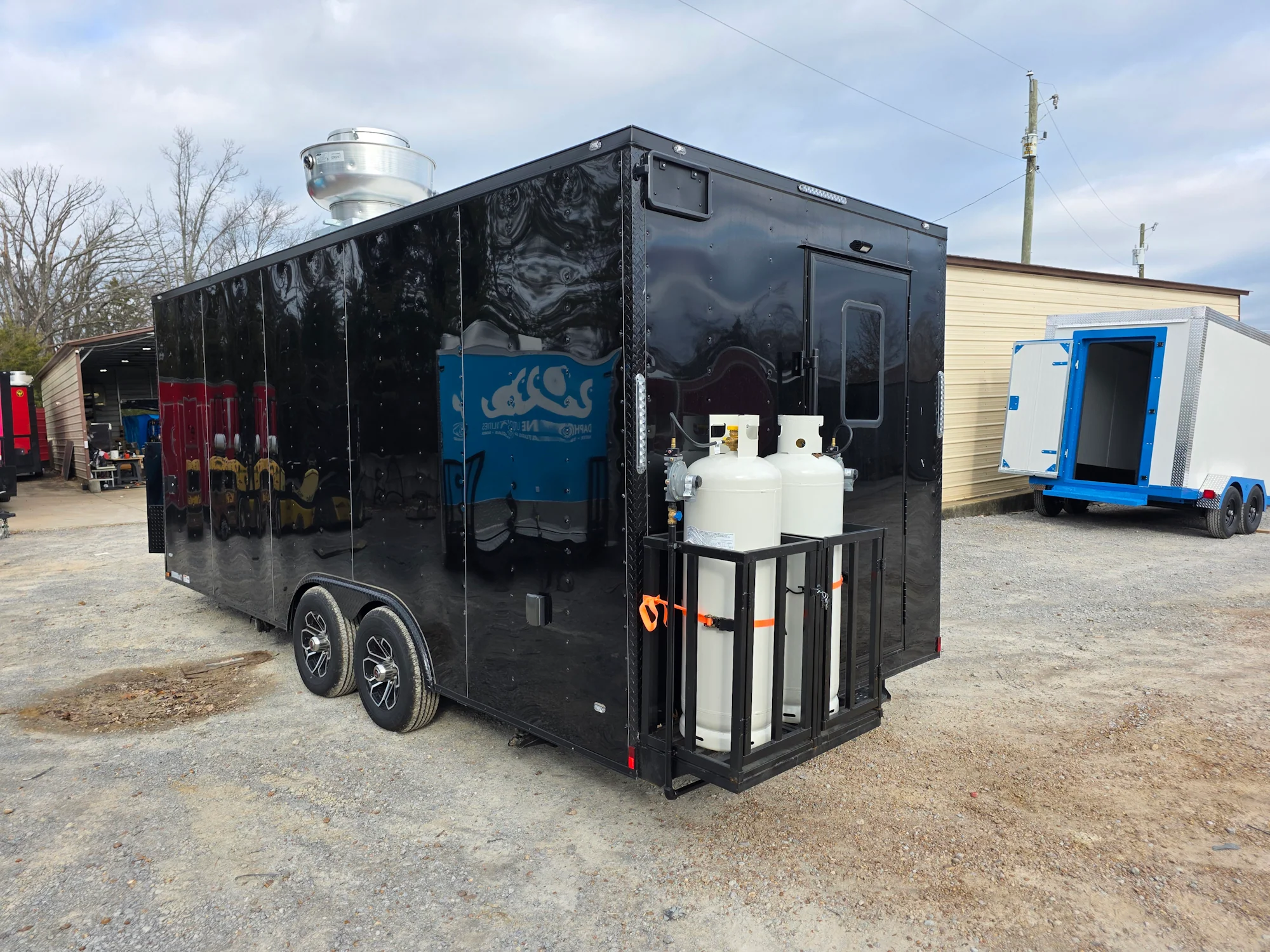 357-8.5-x-20-black-with-blackout-concession-trailer-food-event-catering-7.webp 8.5' X 20' Black With Blackout Concession Trailer Food Event Catering