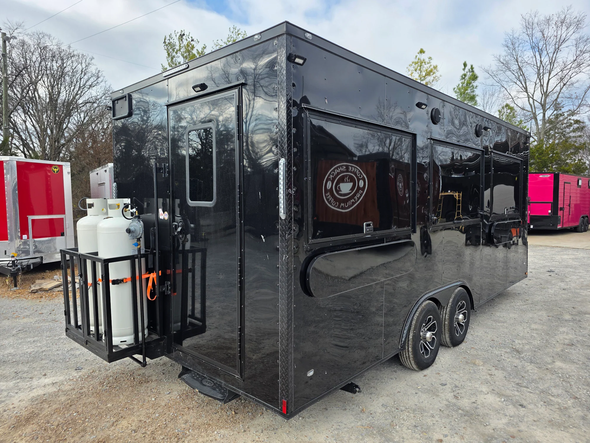 357-8.5-x-20-black-with-blackout-concession-trailer-food-event-catering-9.webp 8.5' X 20' Black With Blackout Concession Trailer Food Event Catering