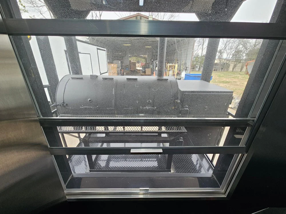 8.5' X 20' Blackout Concession Trailer BBQ Event Catering