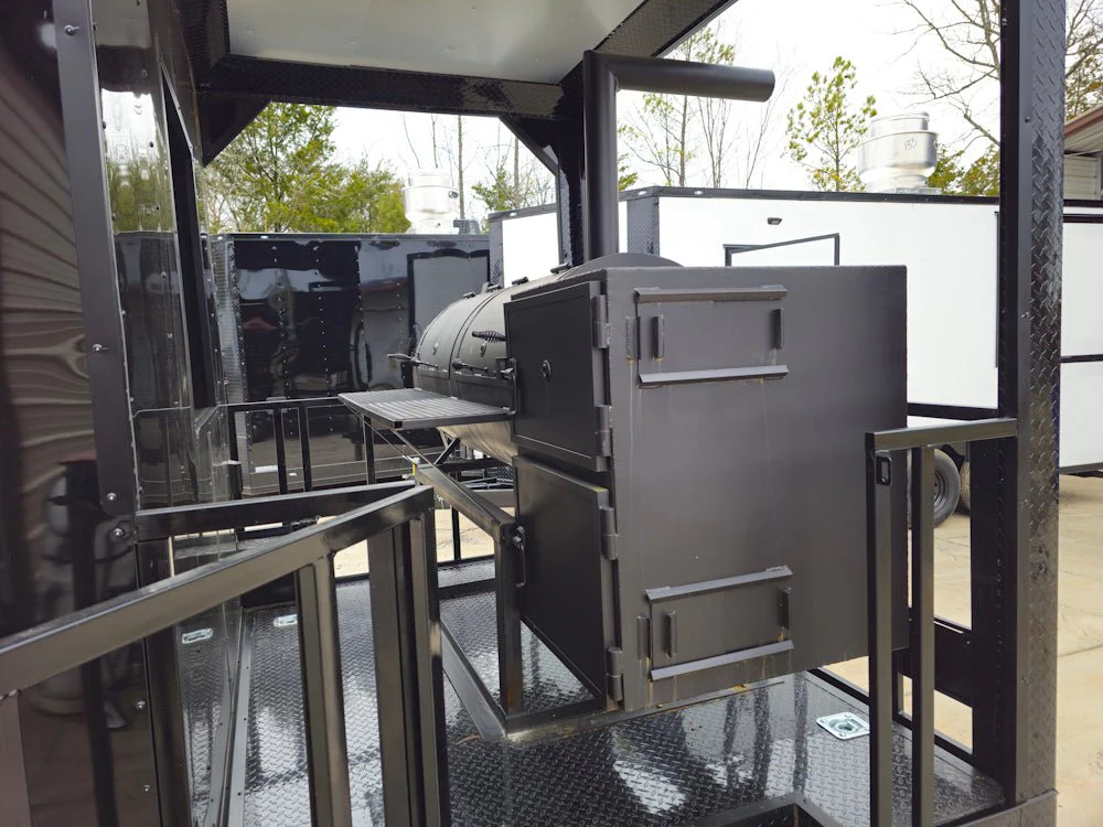 8.5' X 20' Blackout Concession Trailer BBQ Event Catering