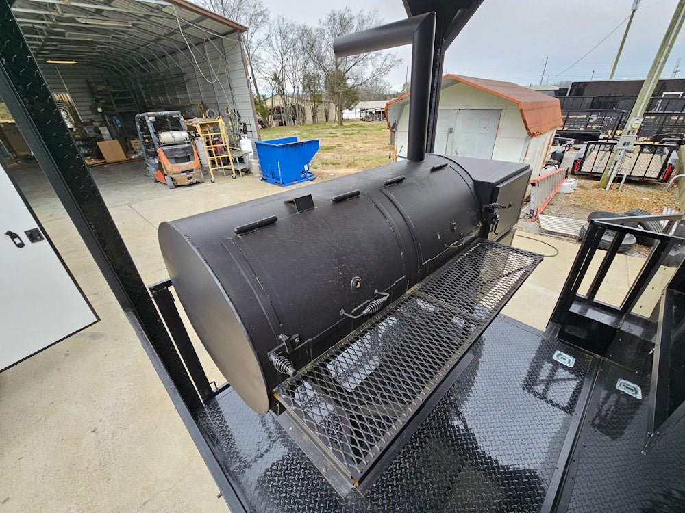 8.5' X 20' Blackout Concession Trailer BBQ Event Catering