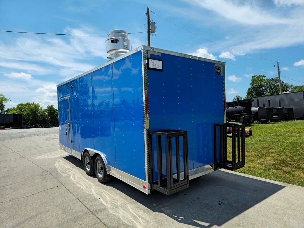 359-8.5-x-20-blue-food-event-catering-concession-trailer-10.jpg 8.5' X 20' Blue Food Event Catering Concession Trailer