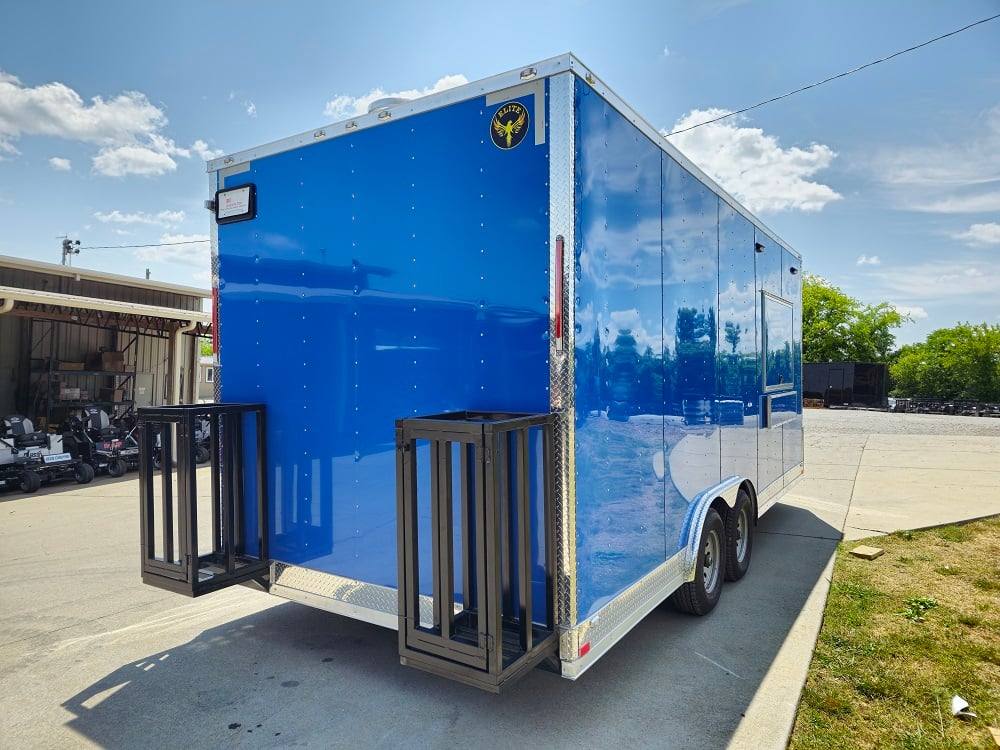 359-8.5-x-20-blue-food-event-catering-concession-trailer-12.jpg 8.5' X 20' Blue Food Event Catering Concession Trailer