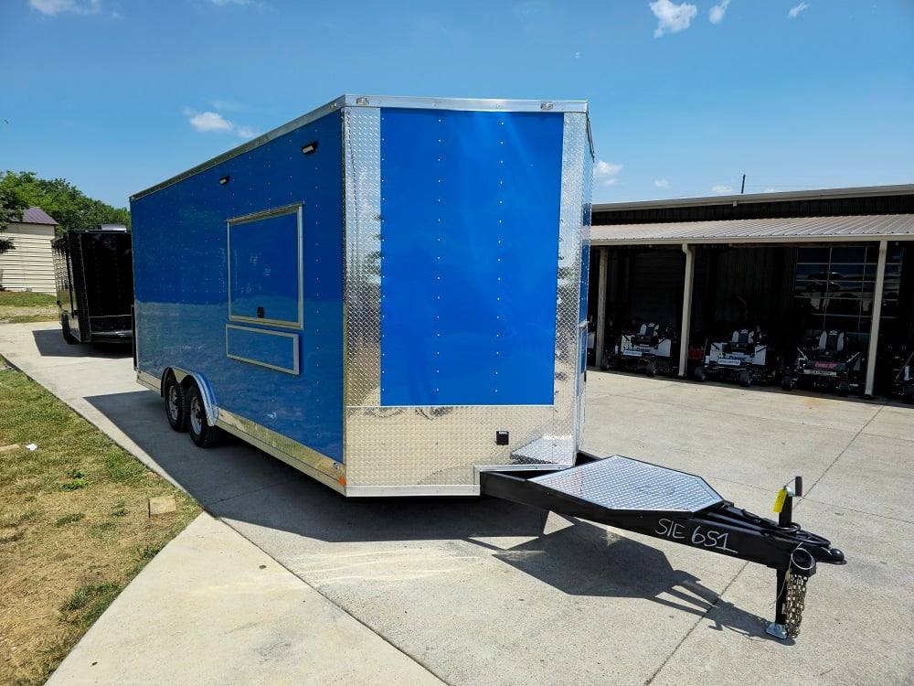 359-8.5-x-20-blue-food-event-catering-concession-trailer-16.jpg 8.5' X 20' Blue Food Event Catering Concession Trailer