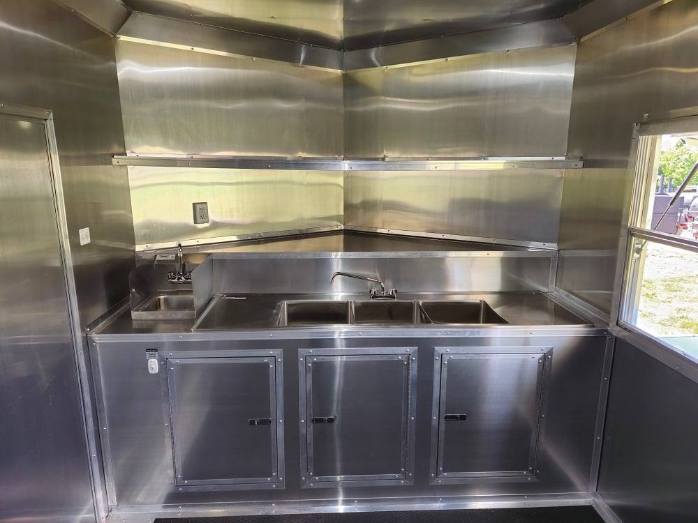 359-8.5-x-20-blue-food-event-catering-concession-trailer-19.jpg 8.5' X 20' Blue Food Event Catering Concession Trailer