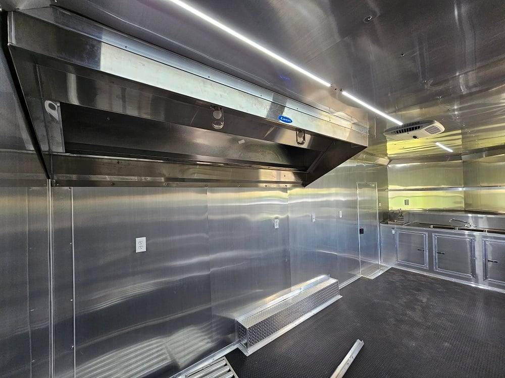 359-8.5-x-20-blue-food-event-catering-concession-trailer-28.jpg 8.5' X 20' Blue Food Event Catering Concession Trailer