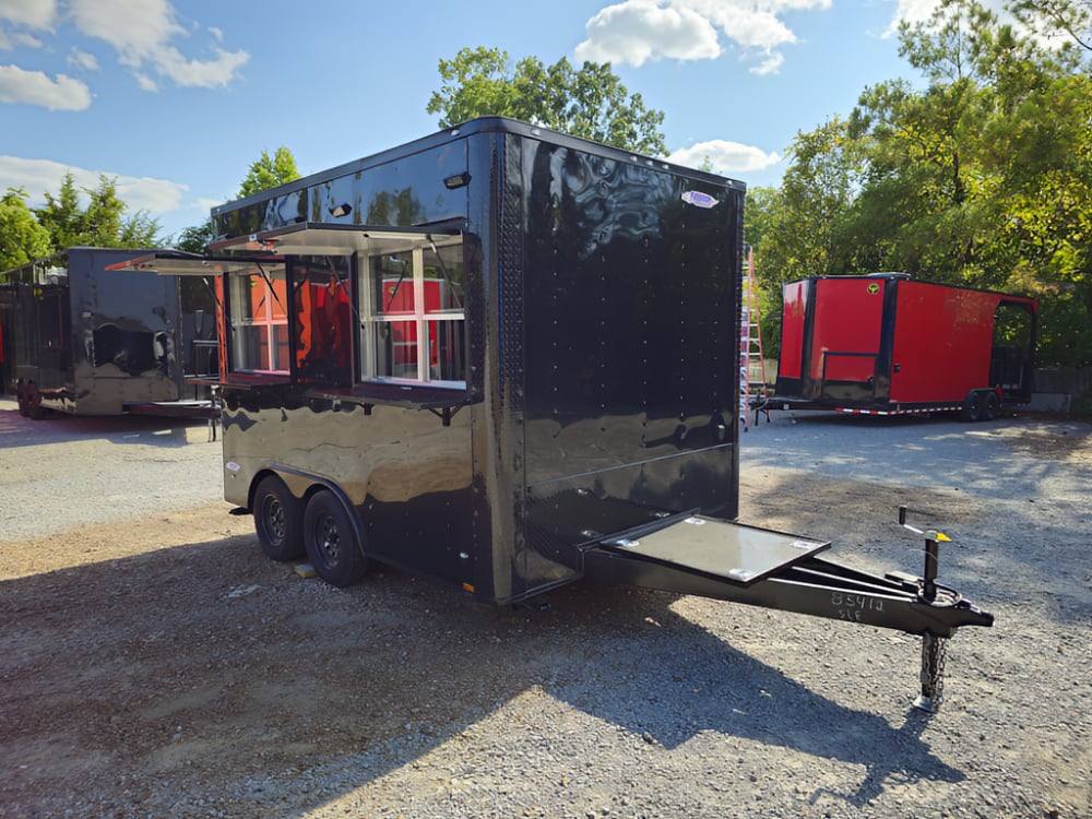 36-8.5-x-12-black-concession-trailer-ticket-booth-office-13.jpg 8.5' X 12' Black Concession Trailer Ticket Booth Office