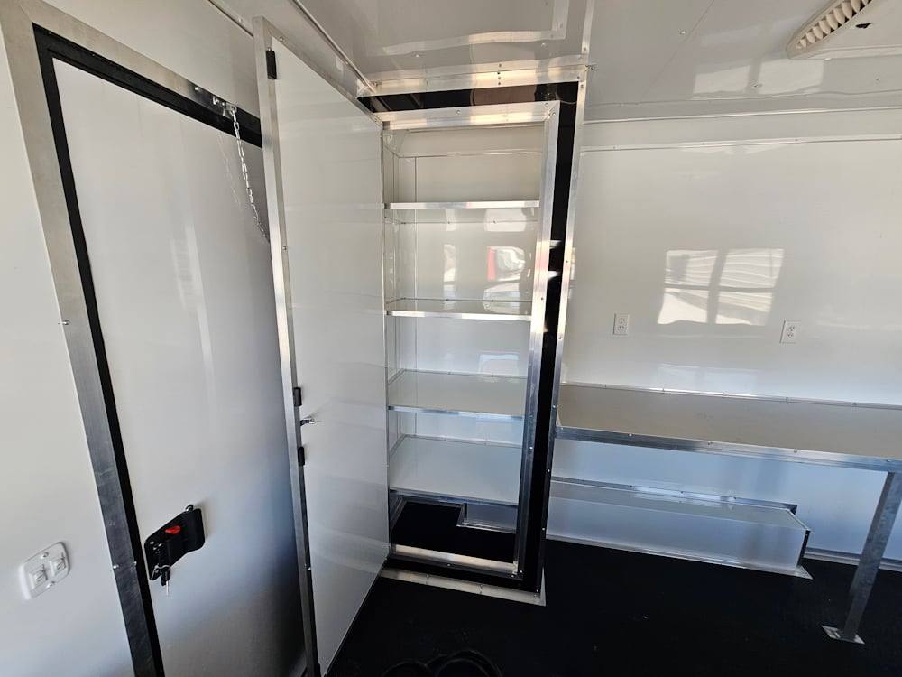 36-8.5-x-12-black-concession-trailer-ticket-booth-office-17.jpg 8.5' X 12' Black Concession Trailer Ticket Booth Office