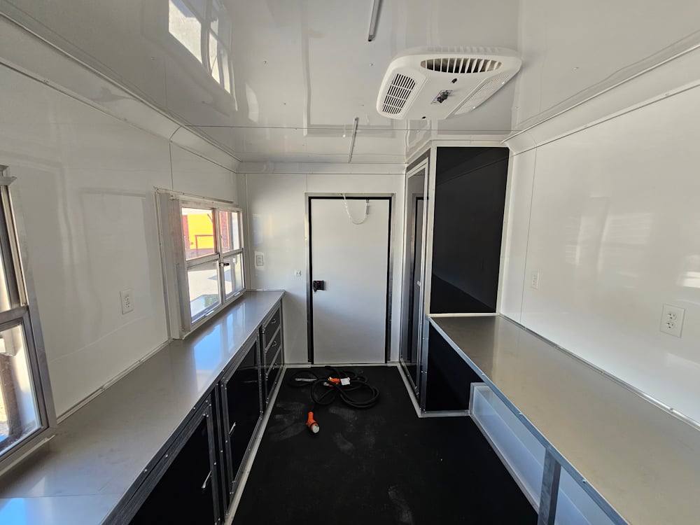 36-8.5-x-12-black-concession-trailer-ticket-booth-office-19.jpg 8.5' X 12' Black Concession Trailer Ticket Booth Office
