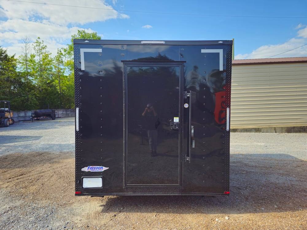 36-8.5-x-12-black-concession-trailer-ticket-booth-office-6.jpg 8.5' X 12' Black Concession Trailer Ticket Booth Office
