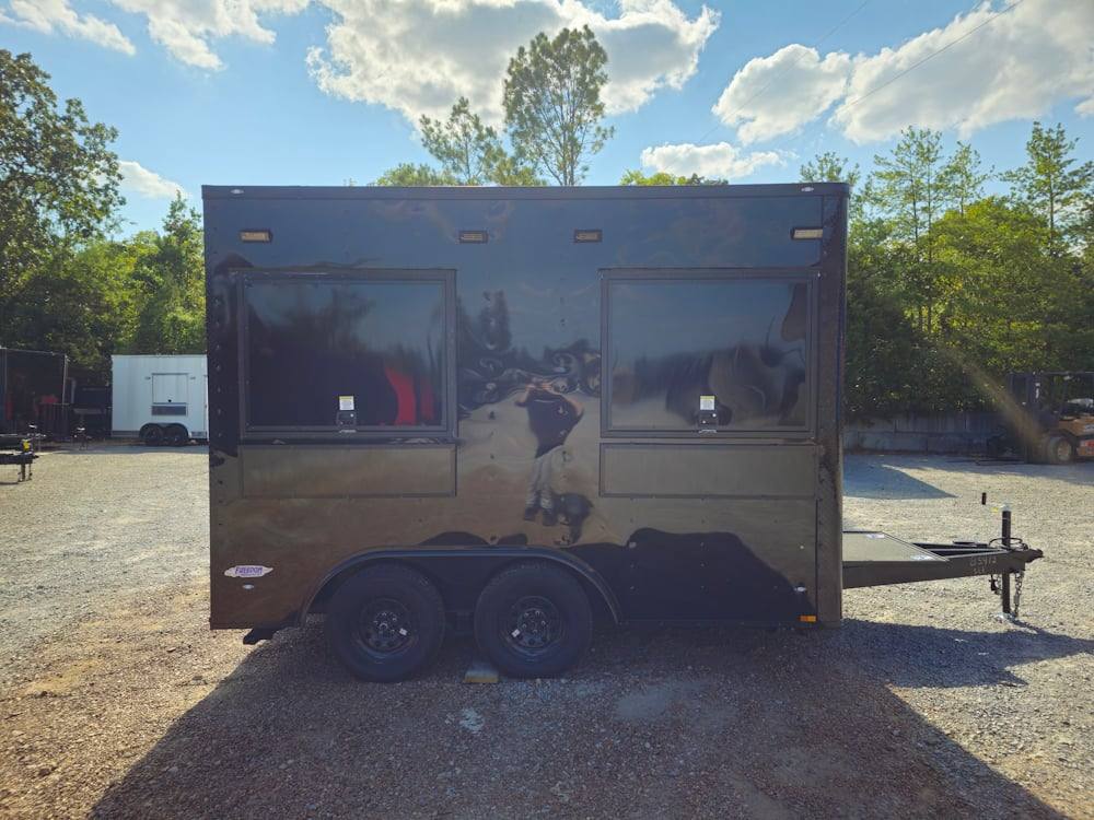 36-8.5-x-12-black-concession-trailer-ticket-booth-office-8.jpg 8.5' X 12' Black Concession Trailer Ticket Booth Office