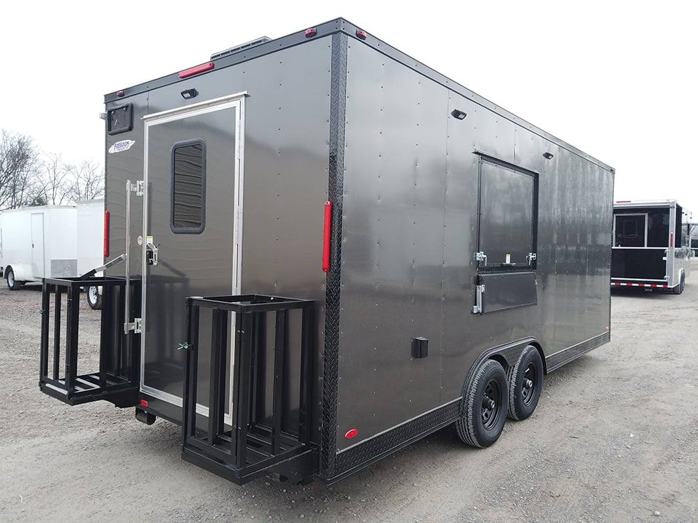362-8.5-x-20-charcoal-grey-concession-food-trailer-18.jpg 8.5' x 20' Charcoal Grey Concession Food Trailer