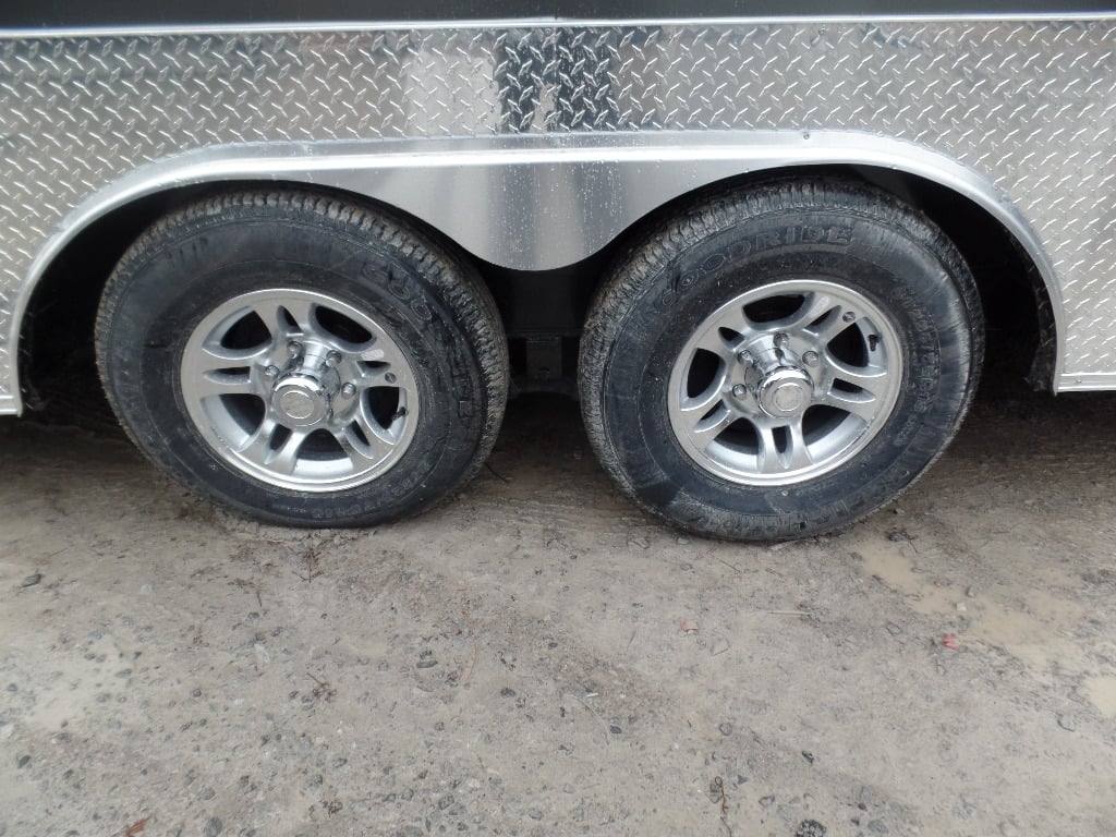 8.5' x 20' Charcoal Grey Concession Food Trailer With Appliances