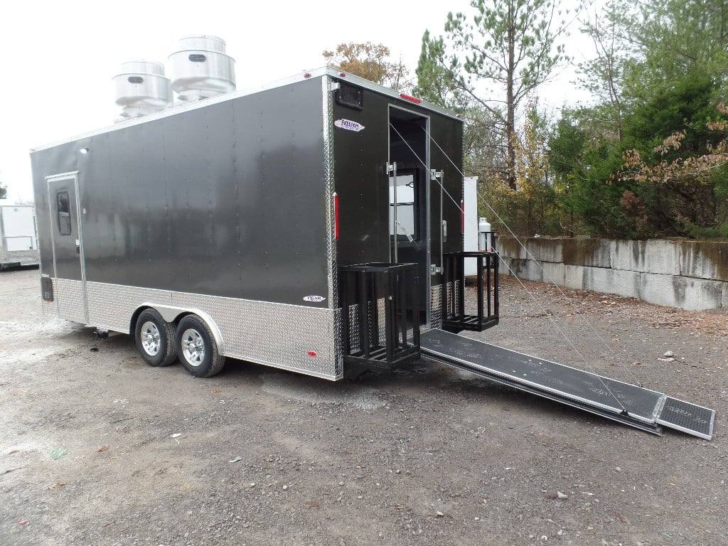 364-8.5-x-20-charcoal-grey-vending-concession-food-trailer-12.jpg 8.5' x 20' Charcoal Grey Vending Concession Food Trailer