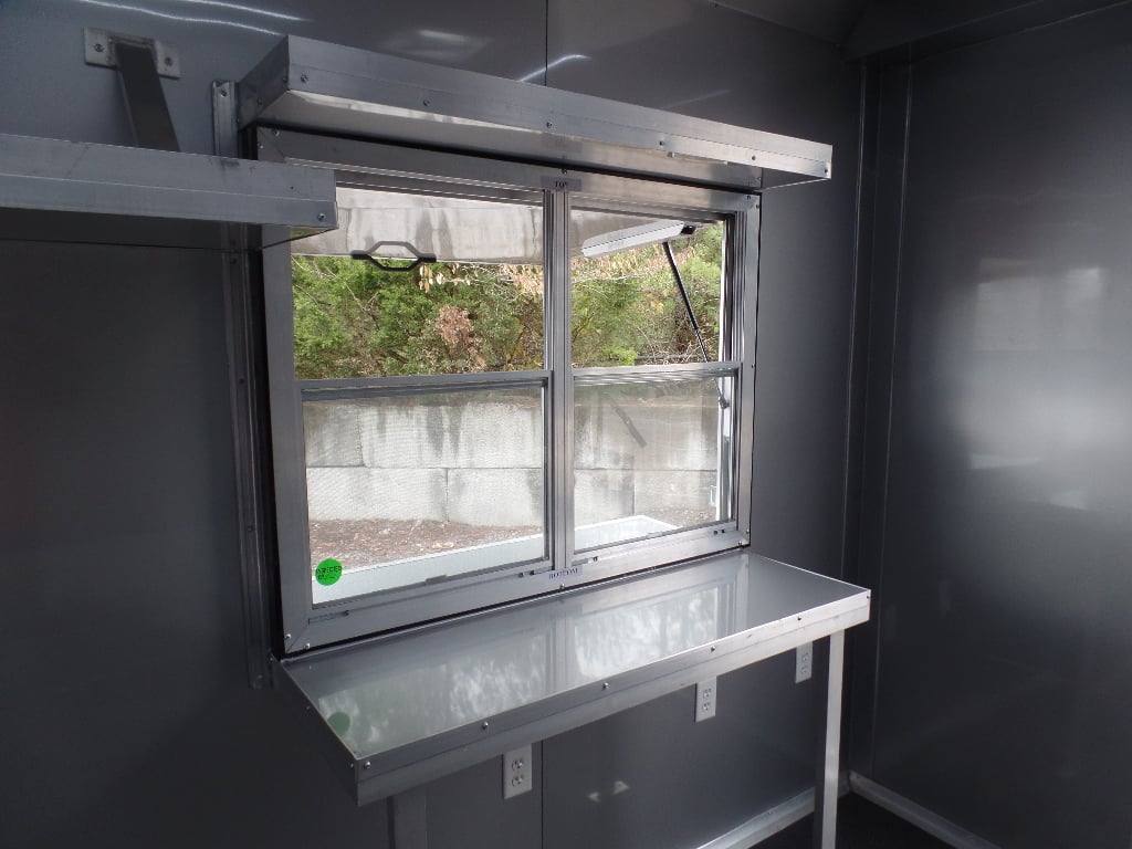 364-8.5-x-20-charcoal-grey-vending-concession-food-trailer-19.jpg 8.5' x 20' Charcoal Grey Vending Concession Food Trailer