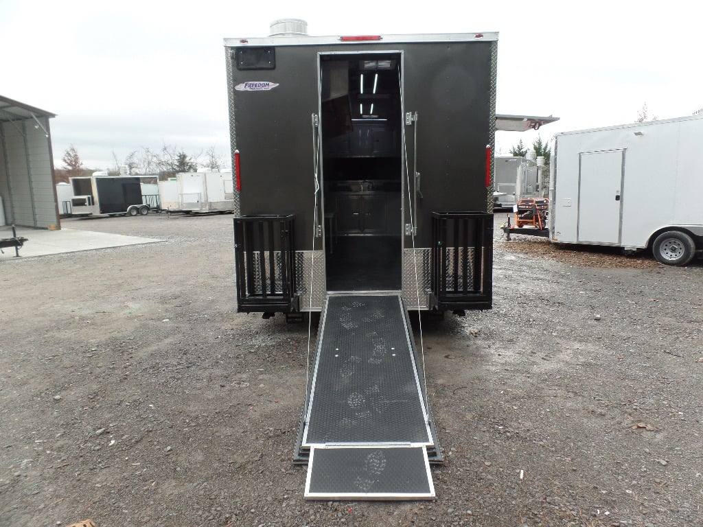 364-8.5-x-20-charcoal-grey-vending-concession-food-trailer-21.jpg 8.5' x 20' Charcoal Grey Vending Concession Food Trailer