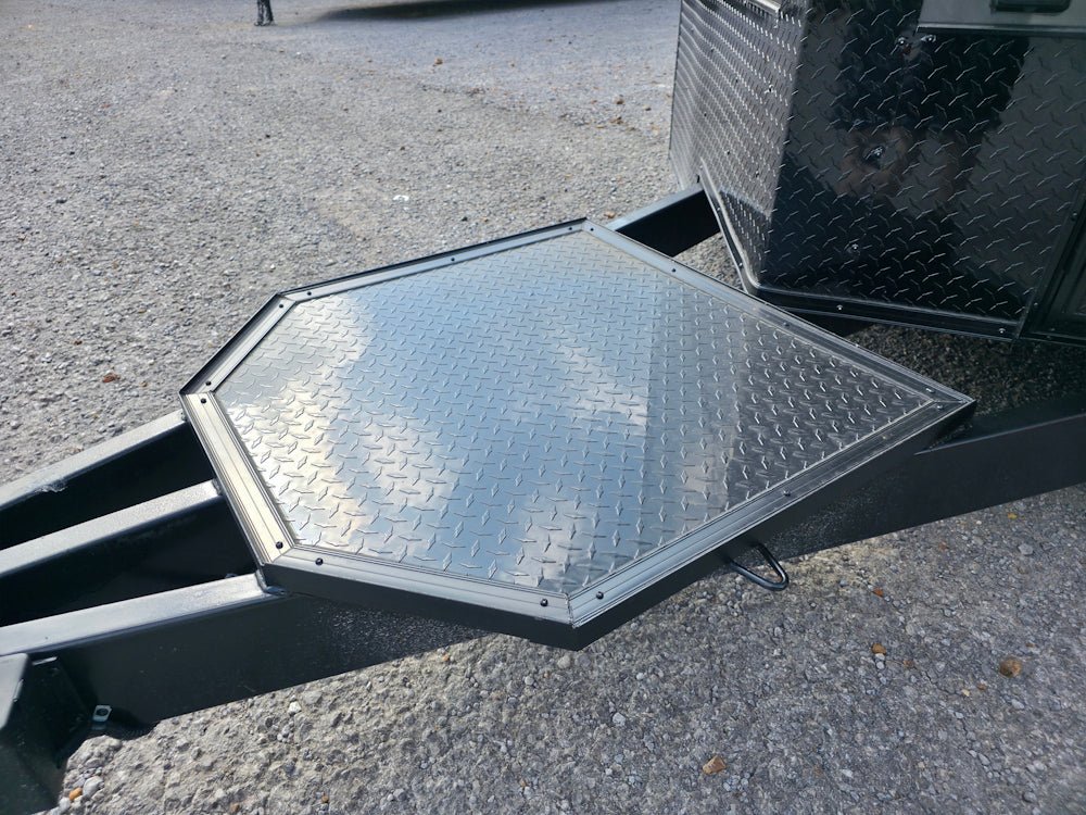 8.5' X 20' Charcoal Grey With Blackout Concession Trailer Food Event Catering