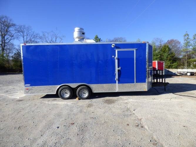 367-8.5-x-20-cobalt-blue-catering-event-concession-food-trailer-20.jpg 8.5' x 20' Cobalt Blue Catering Event Concession Food Trailer