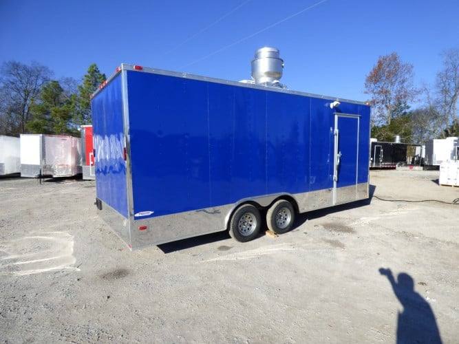 367-8.5-x-20-cobalt-blue-catering-event-concession-food-trailer-22.jpg 8.5' x 20' Cobalt Blue Catering Event Concession Food Trailer