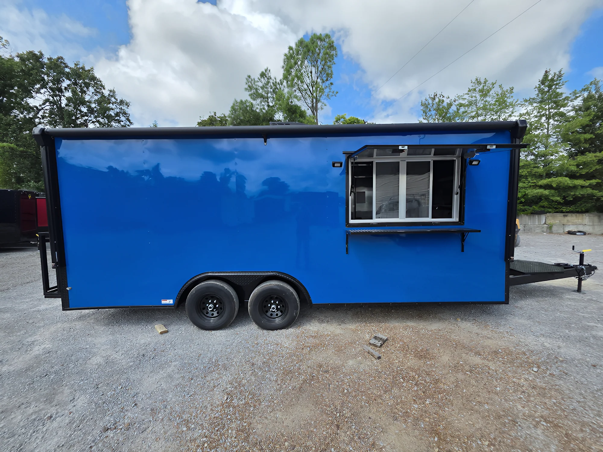 368-8.5-x-20-cobalt-blue-concession-trailer-food-event-catering-11.webp 8.5' X 20' Cobalt Blue Concession Trailer Food Event Catering