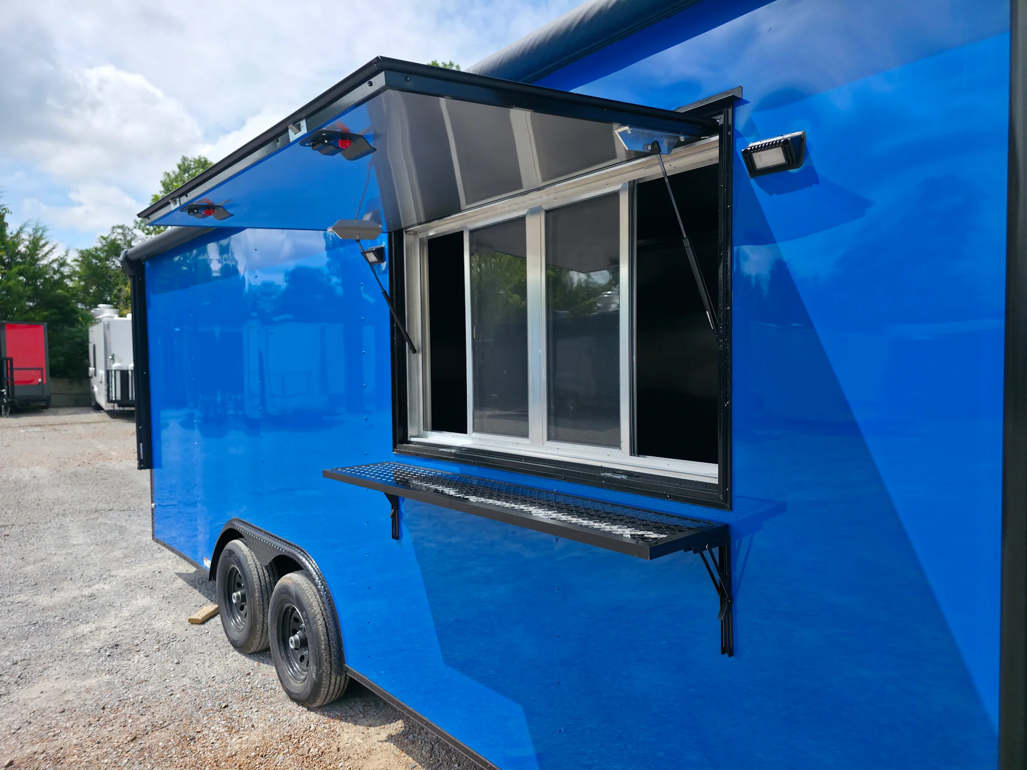 368-8.5-x-20-cobalt-blue-concession-trailer-food-event-catering-14.webp 8.5' X 20' Cobalt Blue Concession Trailer Food Event Catering