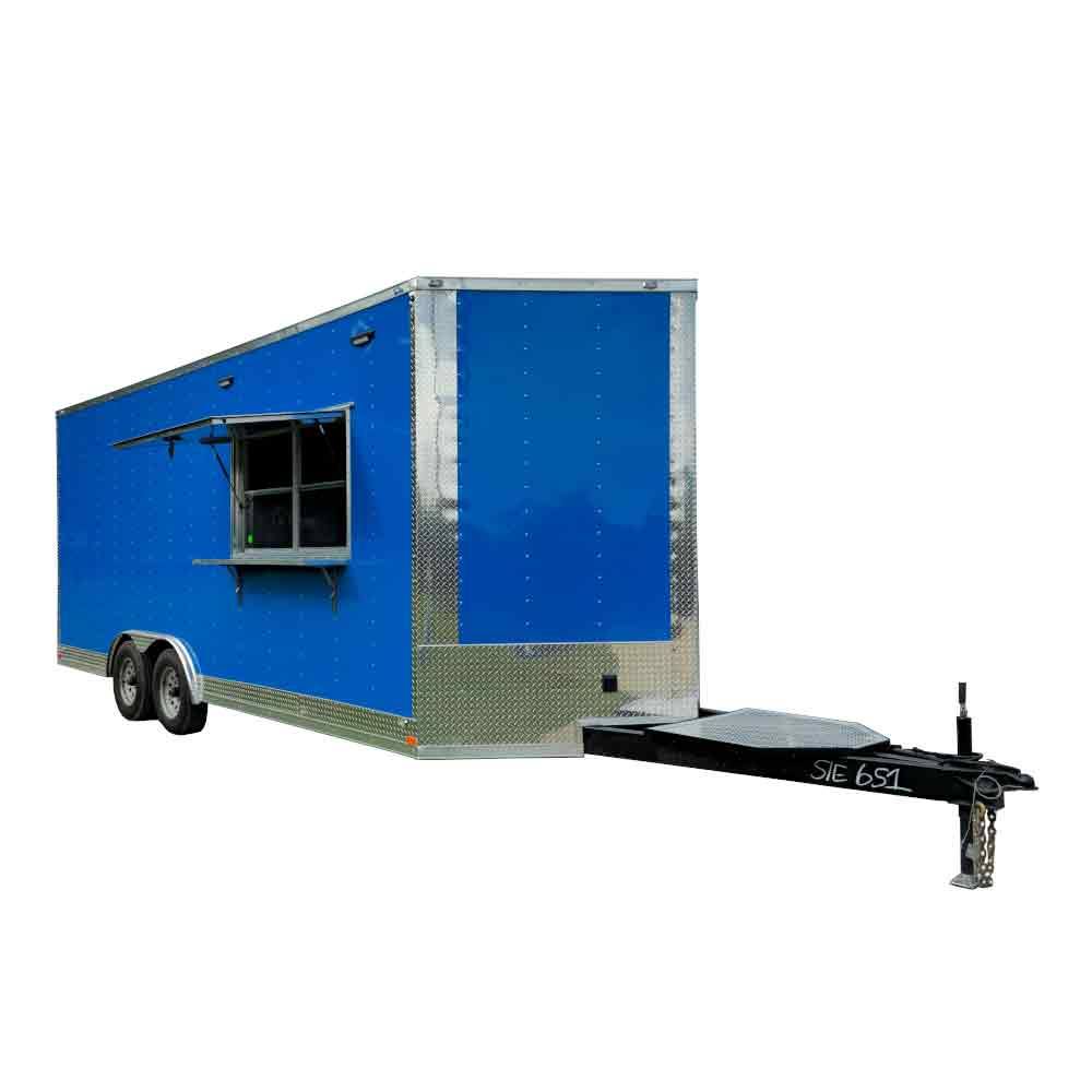369-8.5-x-20-cobalt-blue-food-event-catering-concession-trailer-1.jpg 8.5' X 20' Cobalt Blue Food Event Catering Concession Trailer