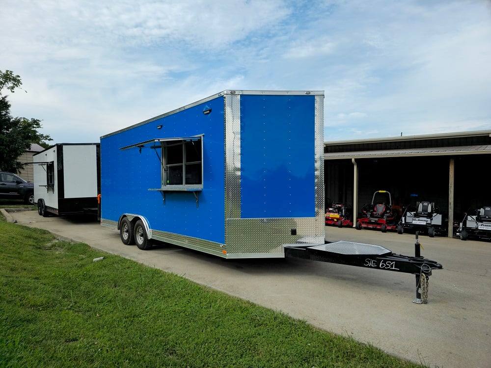 369-8.5-x-20-cobalt-blue-food-event-catering-concession-trailer-12.jpg 8.5' X 20' Cobalt Blue Food Event Catering Concession Trailer