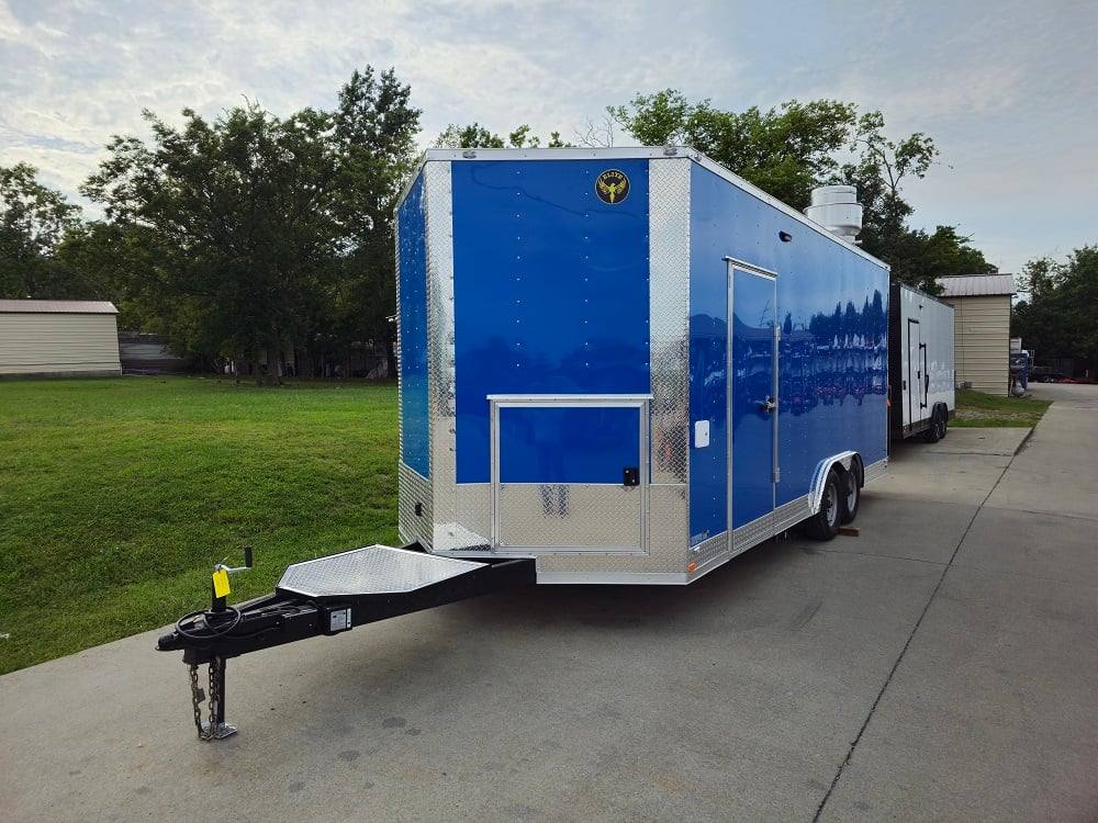 369-8.5-x-20-cobalt-blue-food-event-catering-concession-trailer-3.jpg 8.5' X 20' Cobalt Blue Food Event Catering Concession Trailer