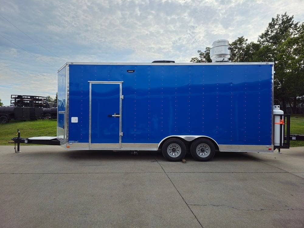 369-8.5-x-20-cobalt-blue-food-event-catering-concession-trailer-4.jpg 8.5' X 20' Cobalt Blue Food Event Catering Concession Trailer