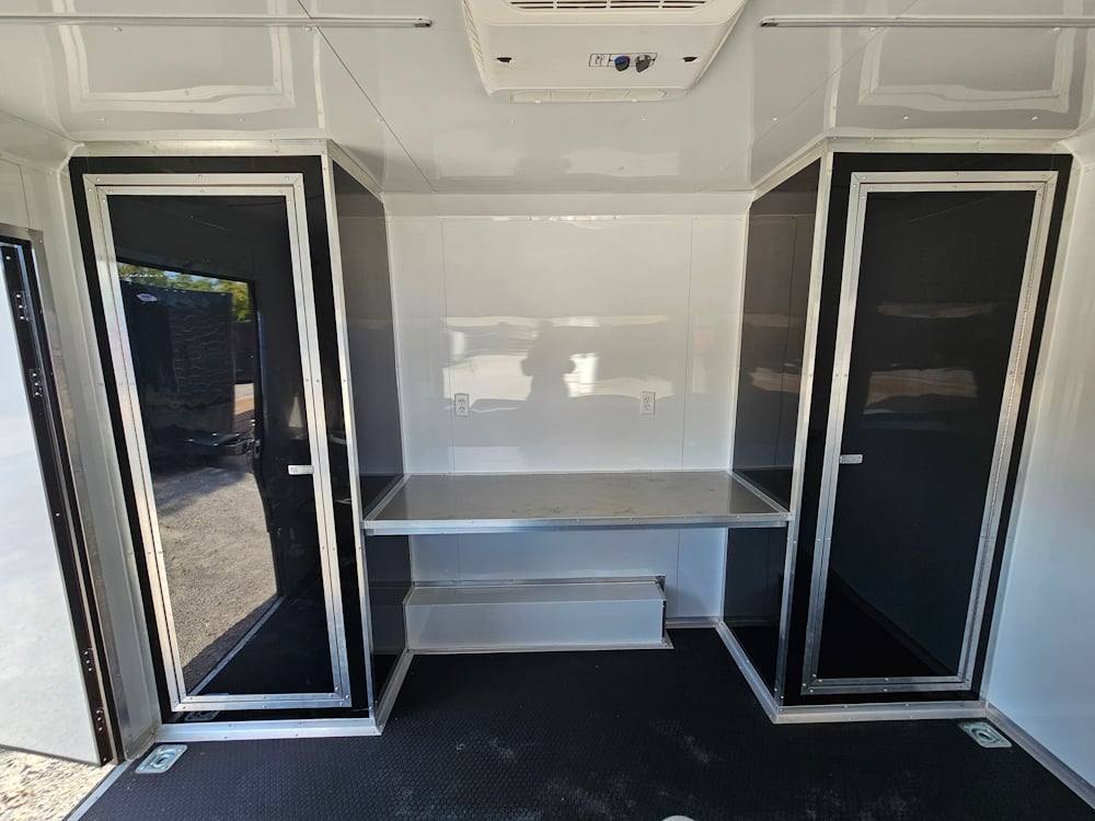 37-8.5-x-12-black-marketing-and-merch-concession-trailer-13.jpg 8.5' X 12' Black Marketing and Merch Concession Trailer