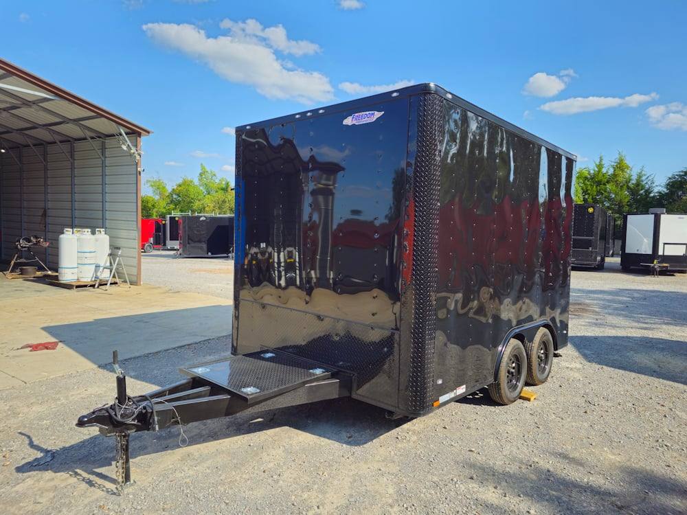 37-8.5-x-12-black-marketing-and-merch-concession-trailer-3.jpg 8.5' X 12' Black Marketing and Merch Concession Trailer