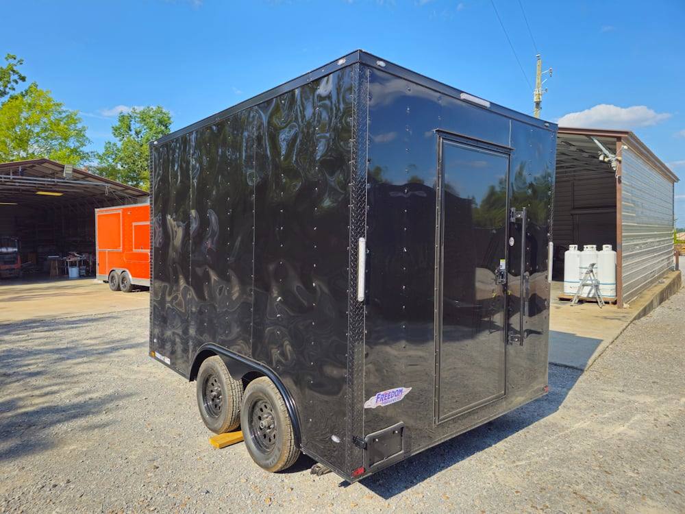 37-8.5-x-12-black-marketing-and-merch-concession-trailer-5.jpg 8.5' X 12' Black Marketing and Merch Concession Trailer