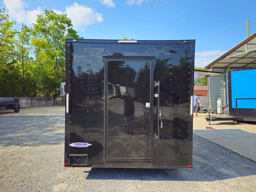 37-8.5-x-12-black-marketing-and-merch-concession-trailer-6.jpg 8.5' X 12' Black Marketing and Merch Concession Trailer