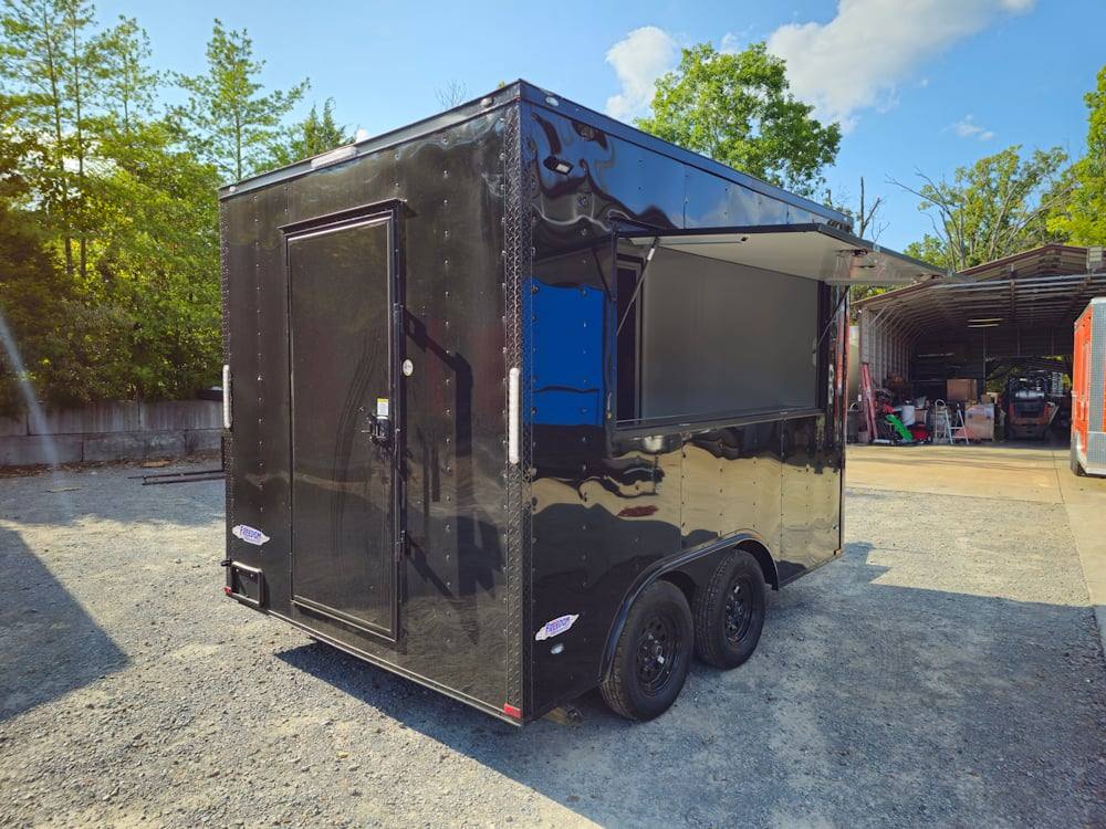 37-8.5-x-12-black-marketing-and-merch-concession-trailer-7.jpg 8.5' X 12' Black Marketing and Merch Concession Trailer