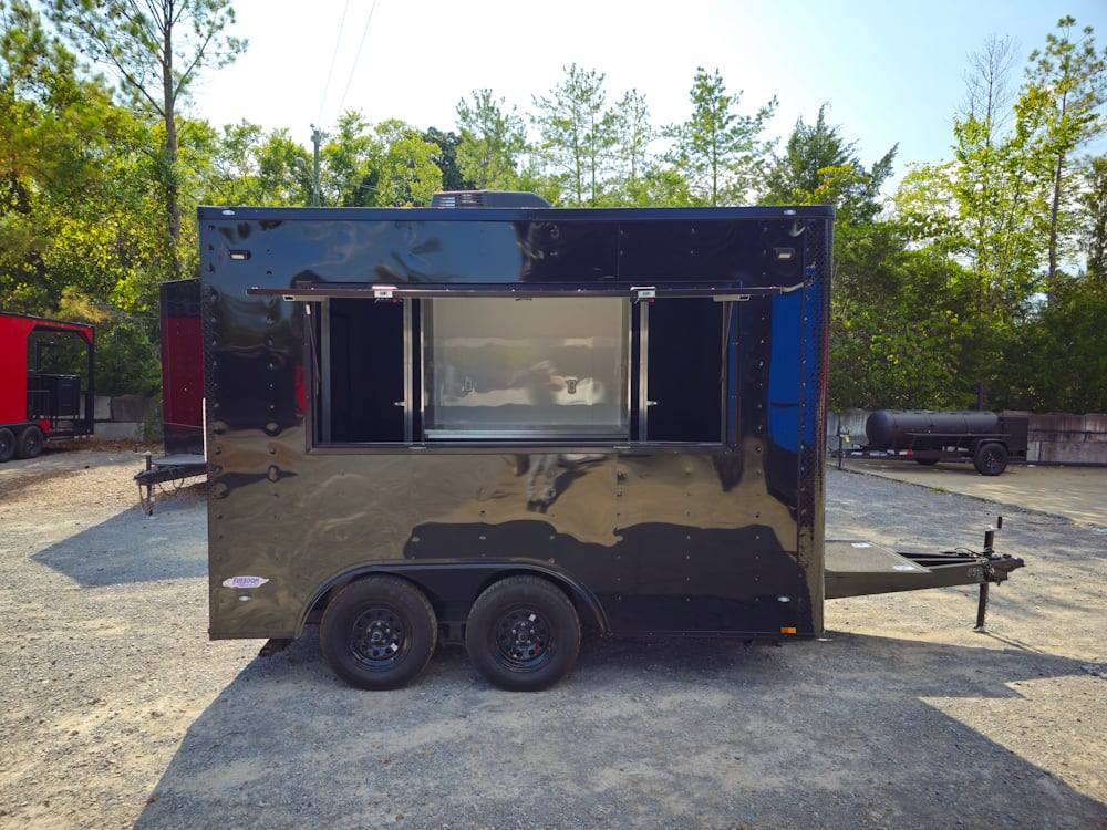 37-8.5-x-12-black-marketing-and-merch-concession-trailer-8.jpg 8.5' X 12' Black Marketing and Merch Concession Trailer